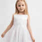 Gulliver Dress White for Girls Mini-Rose Quartz