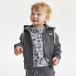 Gulliver Hoodie Gray for Boys Baby - Snow Leopard