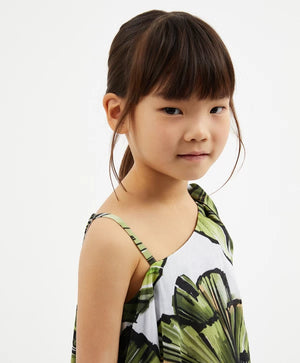 Gulliver Multicolor Asymmetrical Dress with Print for Girl Mini-Ecuador