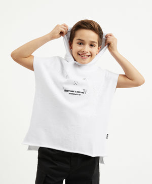 Gulliver White Vest for Boy Junior-Matrix