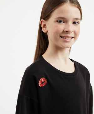 Gulliver Black Dress for Girl Junior Party-Art Object