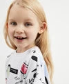 Gulliver White Short Sleeve T-shirts for Girl Mini-Smoothie