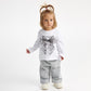 Gulliver Long sleeve t-shirt White for Girls Baby - Snow Leopard