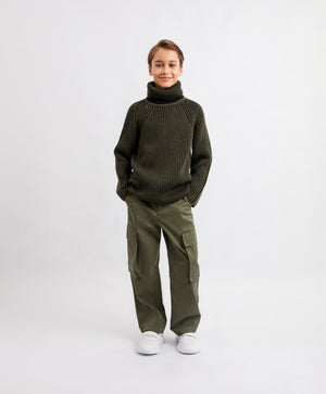 Gulliver Sweater Khaki for Boys Junior-Viaduct