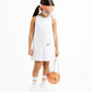 Gulliver A-Line Sleeveless Poplin Dress for Girl Mini-Court
