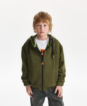 Gulliver Hoodie Khaki for Boys Junior - Viaduct