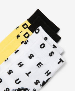 Gulliver Socks, set of 2 pairs White, yellow for Girls Mini - Baccara