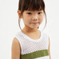 Gulliver Green Striped Knitted Top for Girl Mini-Ecuador