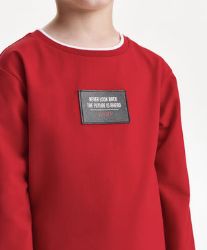 Gulliver Long sleeve t-shirt Red for Boys Mini - Tartan
