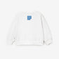 Gulliver White Relaxed Fit Sweatshirt with 3D Embossing for Boys MIni-Pixels
