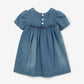 Gulliver Light Blue Dress for Girl Baby-Buttercups