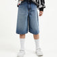 Gulliver Light Blue Denim Shorts fro Girl Junior-Hot Heart