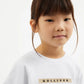 Gulliver Cropped Oversized White Short Sleeve T-Shirt for Girl Mini-Ecuador