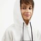 Gulliver Milky White Hoodie with Asymmetric Print for Boy Junior-Decoupage