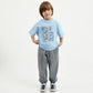 Gulliver Gray French Terry Jogger Pants for Boy Mini-Pixels