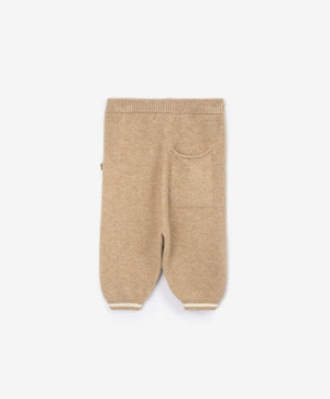 Gulliver Beige Knitted Trousers for Baby Boys