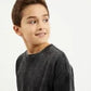 Gulliver Dark Gray Long Sleeve Top with Layered Effect for Boy Junior-Matrix