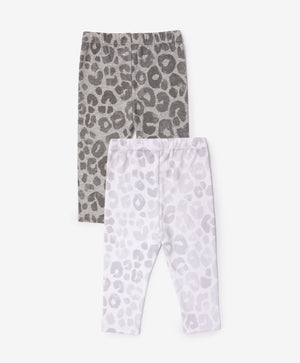 Gulliver Newborn trousers, set of 2 pairs Gray for Unisex Snow-Leopard