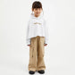 Gulliver  White Oversized Hoodie with Uneven Hemline for Girl Mini-Ecuador