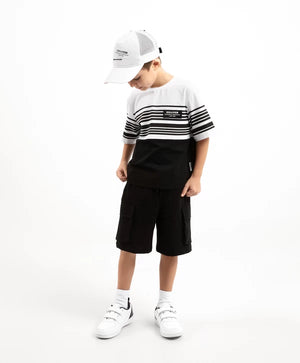 Gulliver Black Knit Shorts for Boy Mini-Lighthouse
