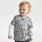 Gulliver Long sleeve t-shirt Gray for Boys Baby - Snow Leopard