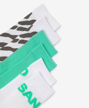 Gulliver White, menthol, brown Socks set of 3 pairs for Boy