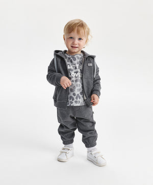 Gulliver Trousers Gray	Boys-Snow Leopard