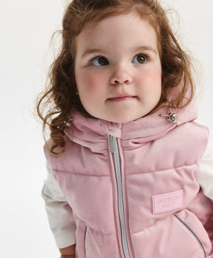 Gulliver Puffer vest Pink for Girls Baby-Carousel