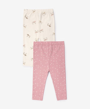 Gulliver Newborn trousers, set of 2 pairs Multicolored for Girls-Carousel