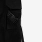 Gulliver Black jogger pants for boys with a print and cargo pockets