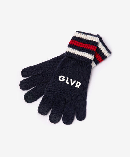 Gulliver Blue Knitted Gloves for Girls