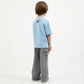 Gulliver Short Sleeve T-shirt Light Blue  for Boy Mini -Pixels