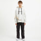 Gulliver Milky White Hoodie with Asymmetric Print for Boy Junior-Decoupage