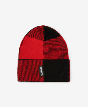 Gulliver Hat Red for Boys Mini - Tartan