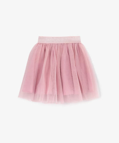 Gulliver Elegant Pink Mesh Skirt for Girls