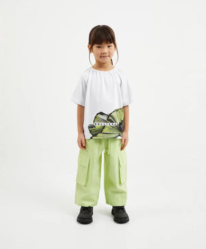 Gulliver White Raglan Short-Sleeve T-Shirt for Girl Mini-Ecuador