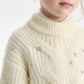 Gulliver Sweater Milky color for Girls Mini - Polar Owl