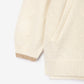 Gulliver Thin Knit Milk-Colored Cardigan for Baby Girls