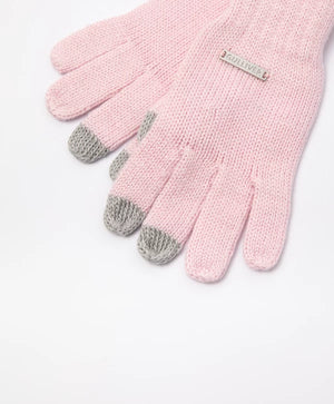 Gulliver Knitted Pink Gloves for Girls
