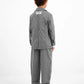Gulliver Check Textile Trousers with Elastic WaisT for Boys Mini-Lighthouse
