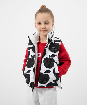 Gulliver White Vest for Girls