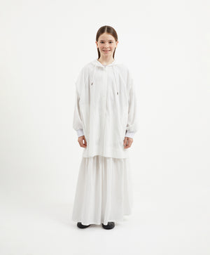 Gulliver White Windbreaker for Girl Junior-Ballet