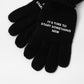 Gulliver Black Knitted Gloves with Touchscreen Tips for Boys