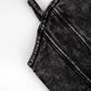 Gulliver Cropped Knit Top with Washed Effect for Girls