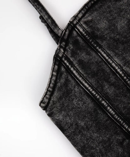 Gulliver Cropped Knit Top with Washed Effect for Girls