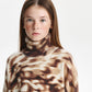 Gulliver Sweater Brown for Girls Junior - Show Jumping