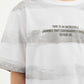 Gulliver White Striped Short Sleeve T-shirt for Boy Mini-Expedition