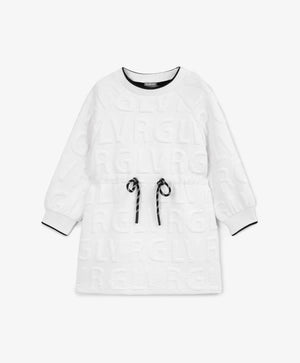 Gulliver White Long Sleeve Dress for Girls - Mini