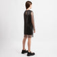 Gulliver Girls Black Long-Sleeve Knit Dress with Sequin Mesh Overlay- Rose Quartz