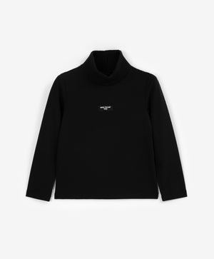 Gulliver Black Knit Turtleneck for Boys